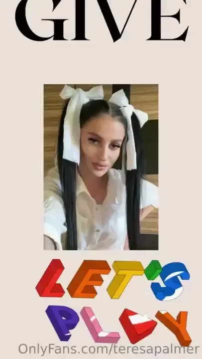 Teresa palmer i understand how to play this game 