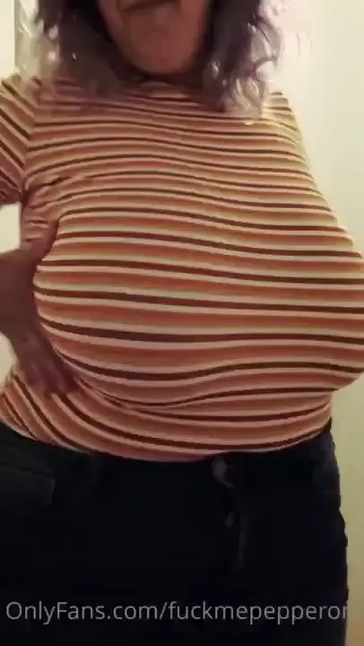 Bouncing my tits for you part 1 