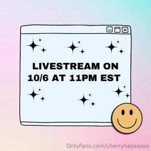 Hi babes this friday i ll be going live on my vip page don t miss out