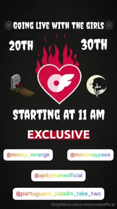 Going live my loves cum check us out will be doing spooky activities 