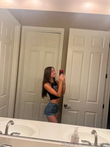 Just me my mirror and a whole lotta cute