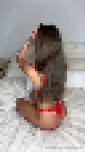 Are you ready to watch me get a little naughty in this red lingerie