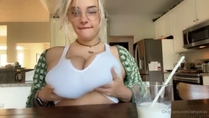 Pov we are having breakfast together