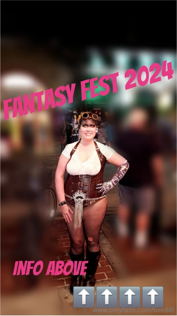 I ve had a few fans reach out and say they may also be at fantasy fest 