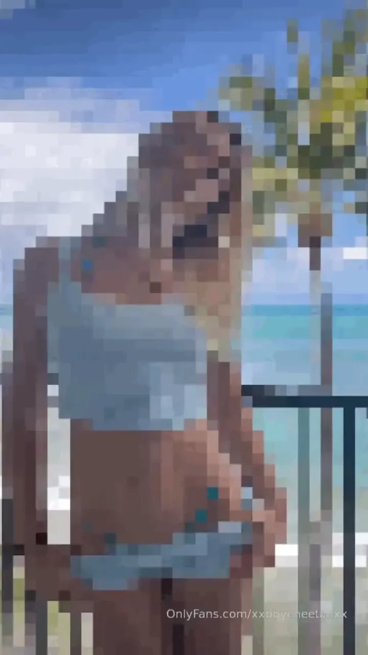 It s just me the balcony and nothing but my tiniest bikini watch me in 