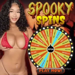 Spooky spins feeling lucky and horny this halloween amp - - - - -