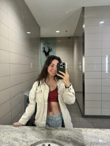 Taking some mirror pics for you baby part 1