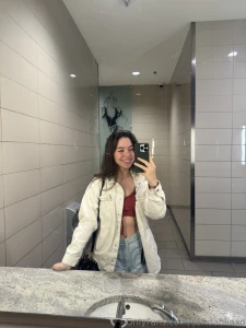 Taking some mirror pics for you baby