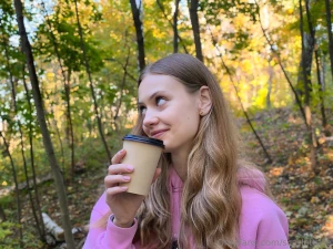 A sip of warmth among the whispers of nature