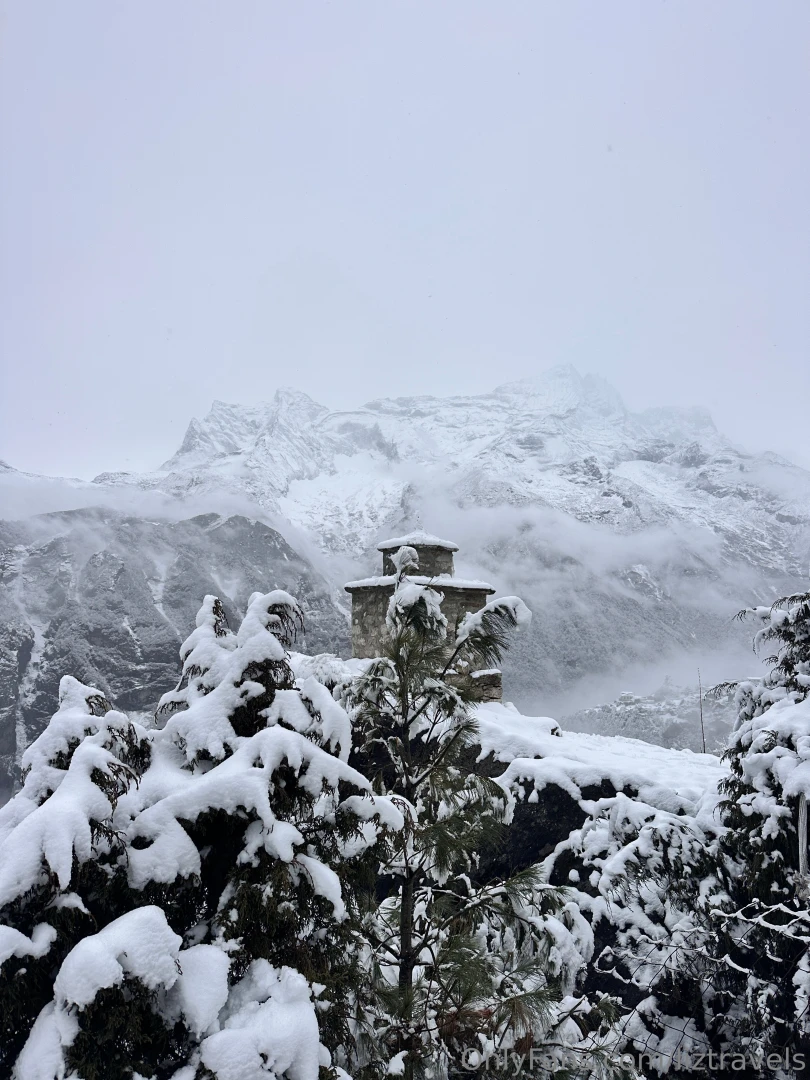 Got hit with a blizzard whilst hiking part 1 