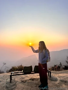 I m in nepal woke up at 3am for this hike haha part 2