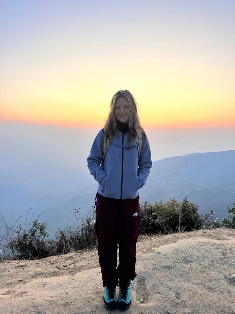 I m in nepal woke up at 3am for this hike haha part 1 