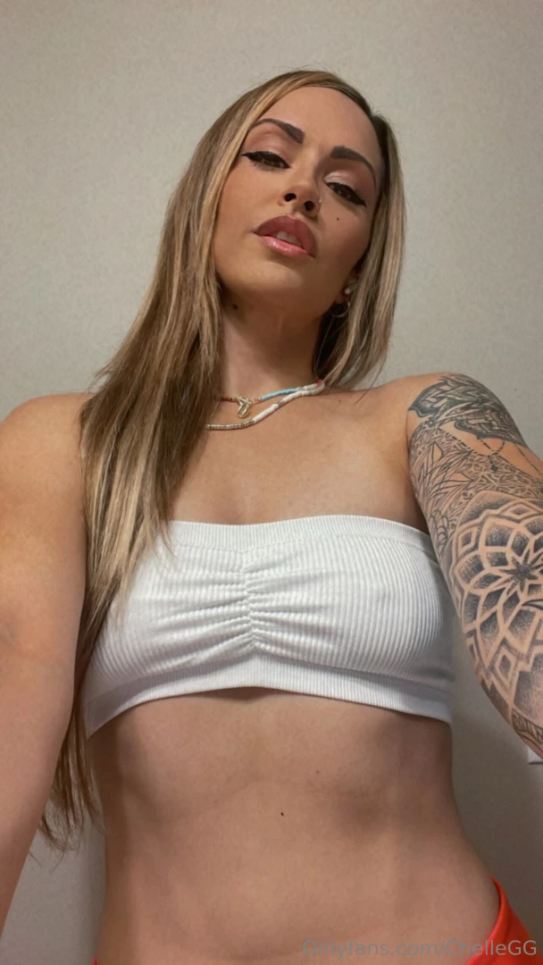 Lifting my tube top up more for a better view when i reach my goal 