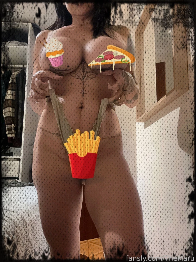 Pizza or french fries how much would tip me to get this pictures part 1 