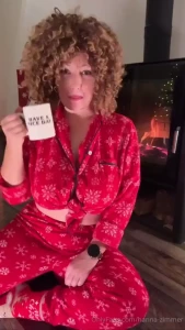 Cozy by the fire in my pjs but these thighs are ready to steal the