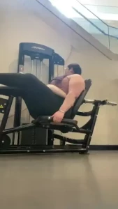 I think that my belly is the most beautiful belly in the gym i had part 1