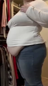 I just love to have a big belly to play with part 2