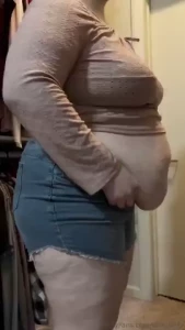 I just love to have a big belly to play with