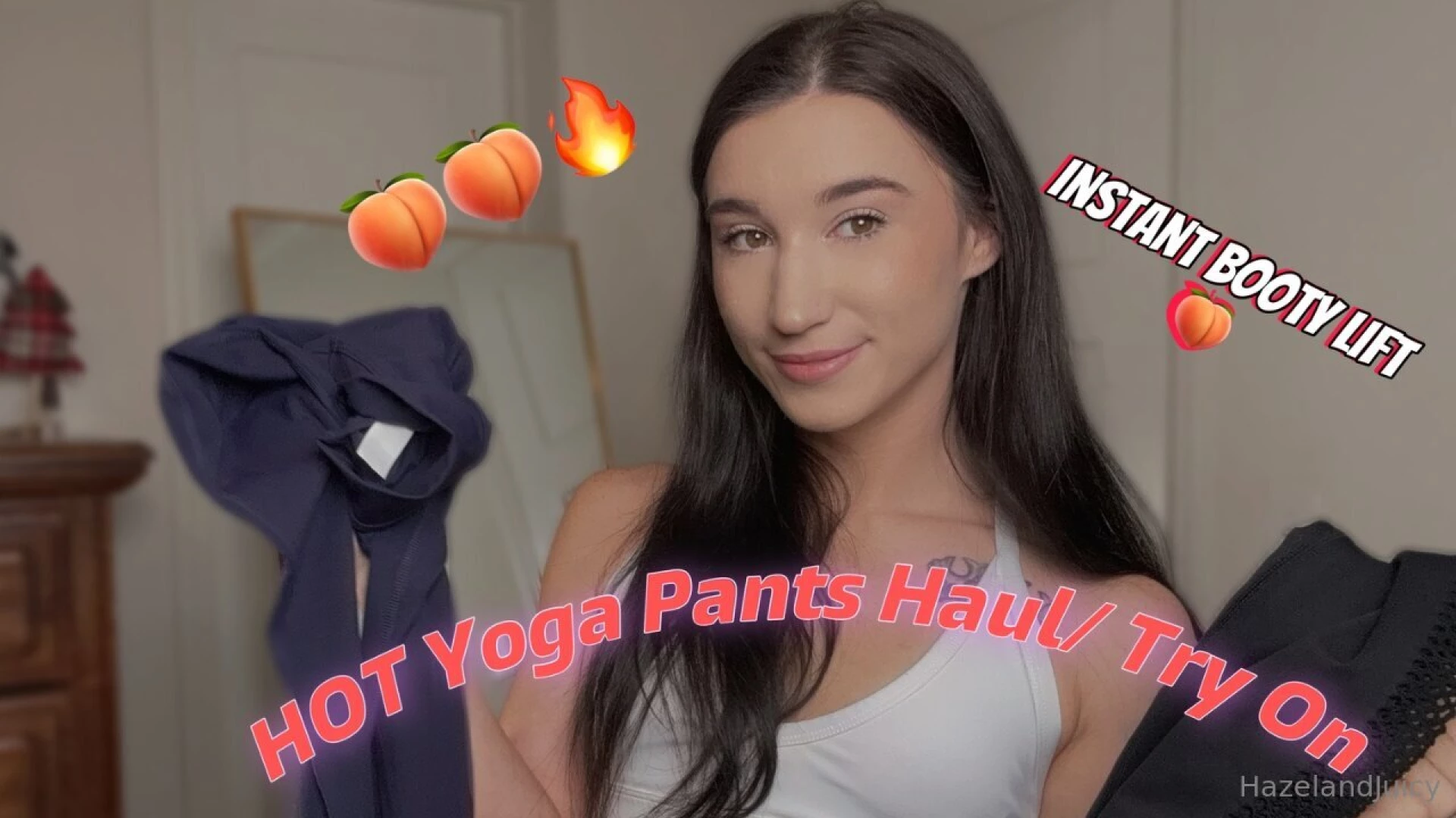 New naughty little yoga pants try on video im such a tease aren t i 