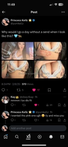 Like amp rt this post for a booty pic sent to your dm yumkellz
