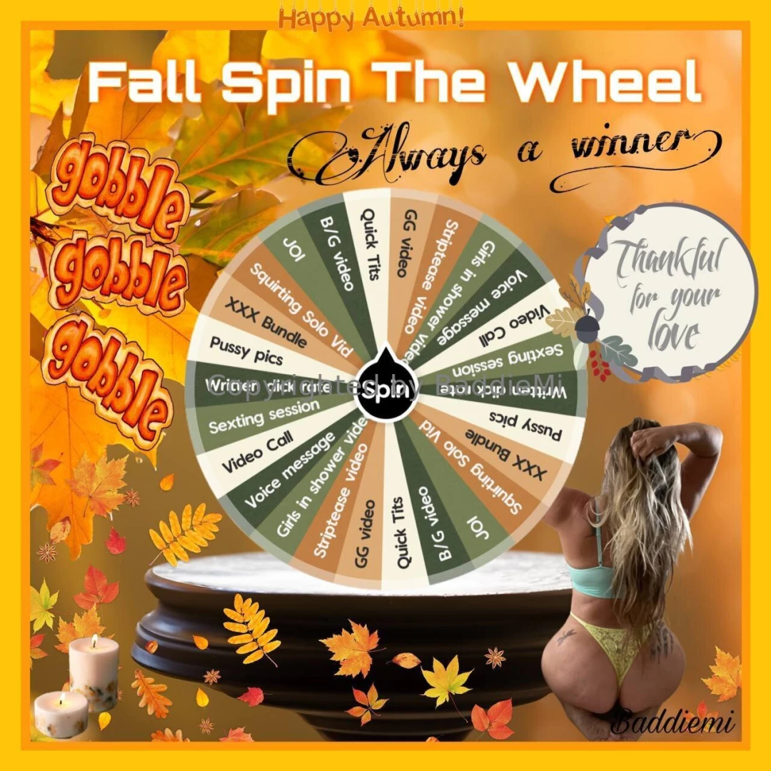 Fall wheel let s have some fun with my new wheel always a winner 