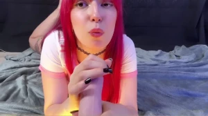Good-luck blowjob you re getting ready for the match but your