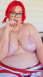 This bikini is struggling