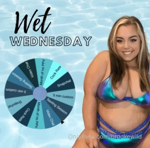 Wet wednesday 1 spin 5 3 spins 12 6 spins 20