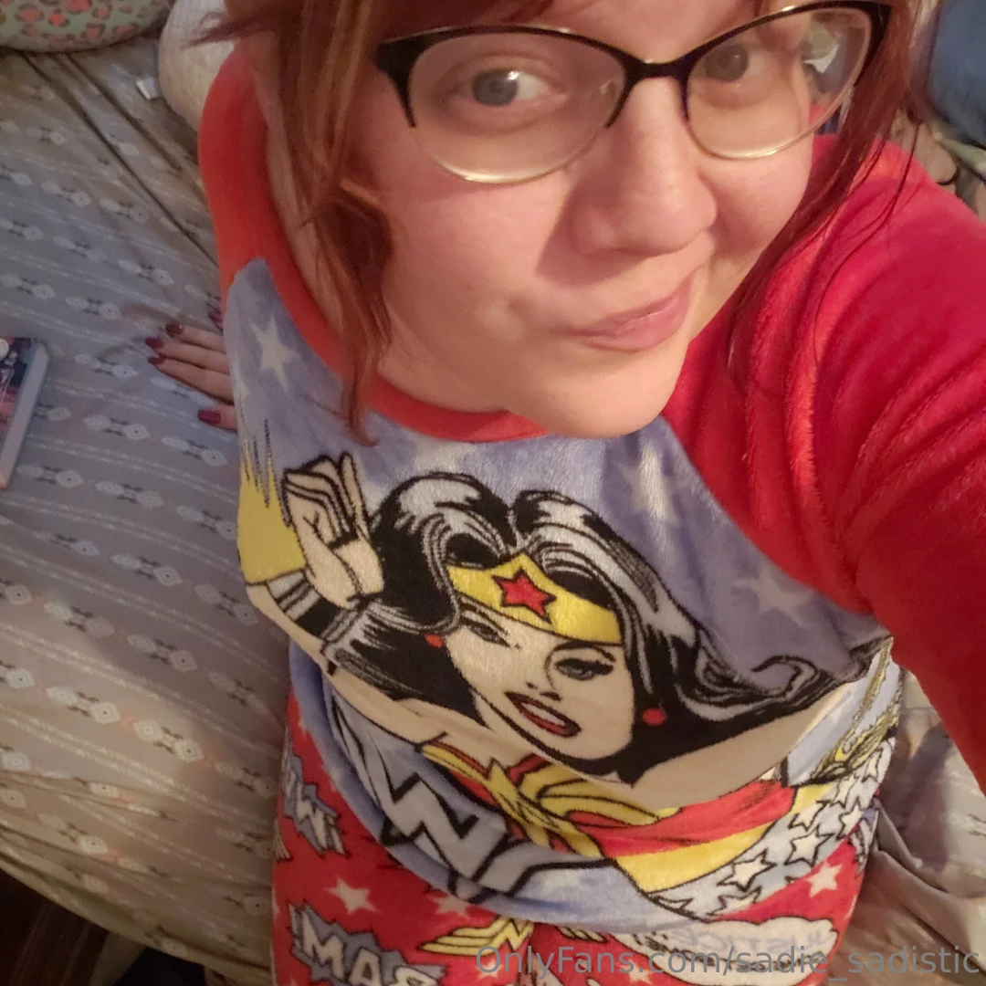 Finally got cold enough to bust out my wonder woman pjs part 2 