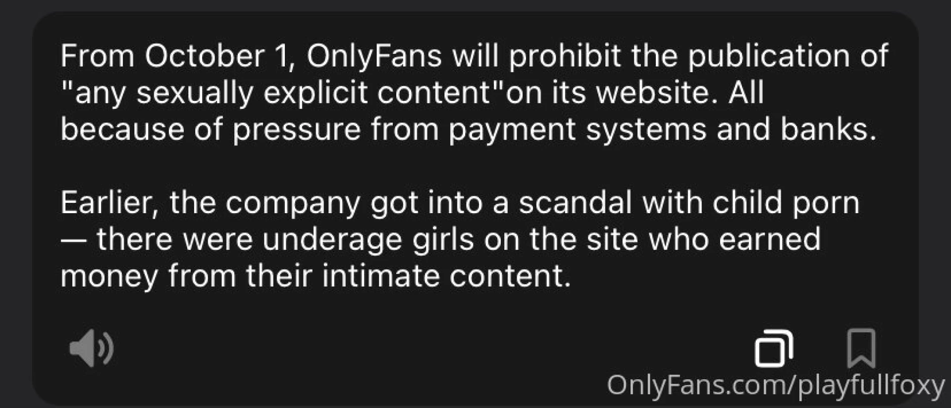 News day have you heard the new rules onlifans it is forbidden to 