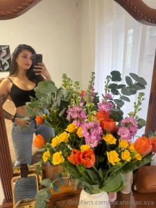 This past summer i often bought flowers for myself because i simply