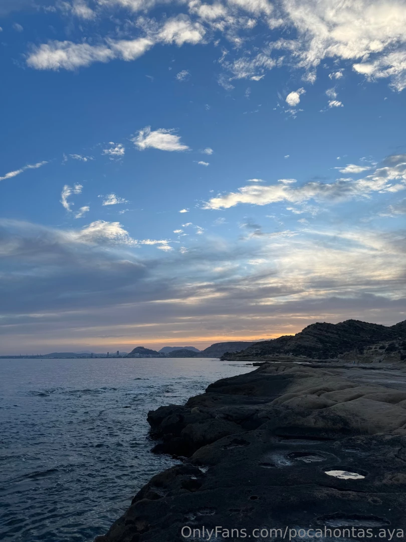 The beauty of the sky at the coast is an amazing natural phenomenon 