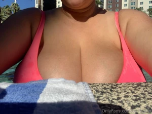 More pink swim suit part 2