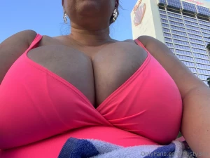 More pink swim suit part 5
