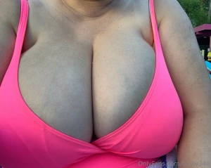 More pink swim suit part 7