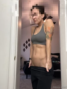 A nice strip down after a hot sweaty workout