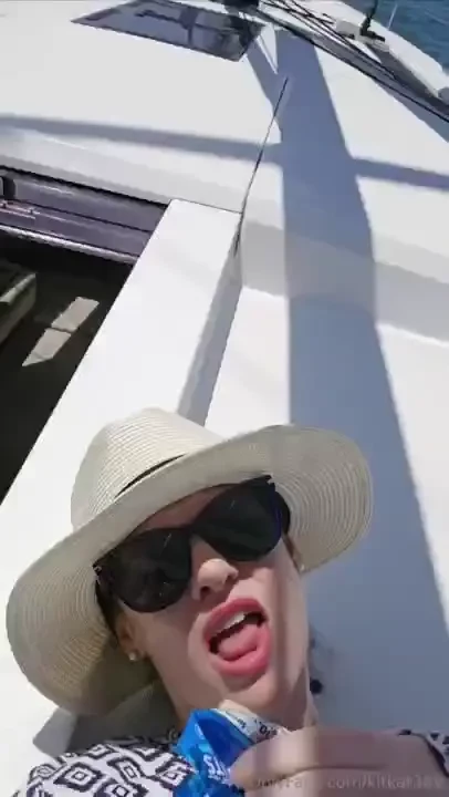 Happiness is sunshine a sailboat and a rice crispy treat 