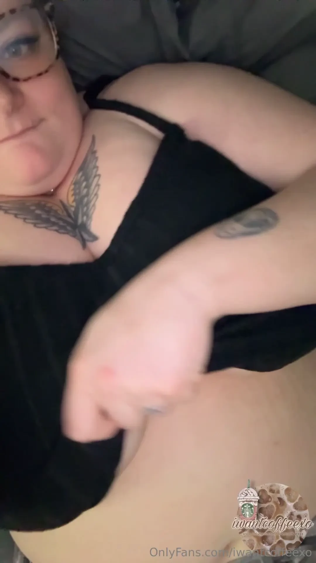 Tease n play caressing and licking my titties also playing with my 