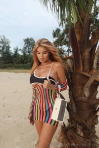 The rhythm of the waves sunset and music from the speaker the perfect