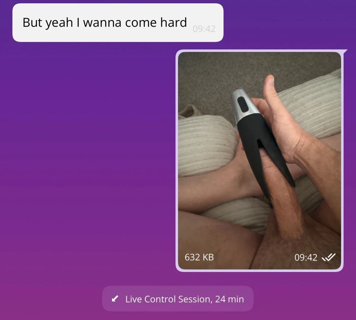 24 minutes he got to control it for good times 
