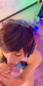 Dva sucks big cock and loves it