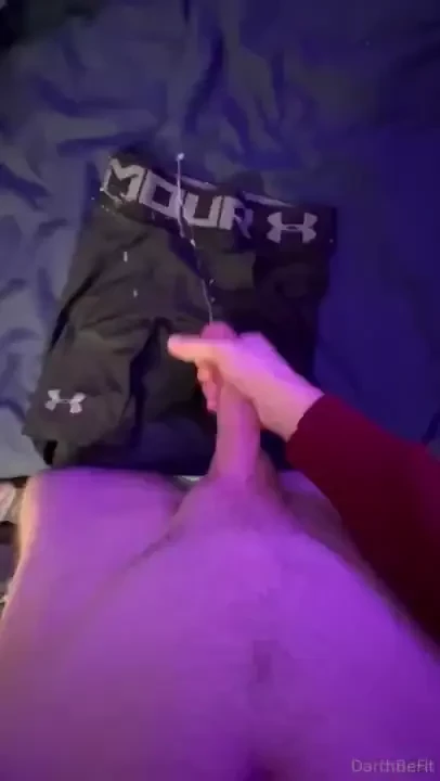 Cumming on my boxers 