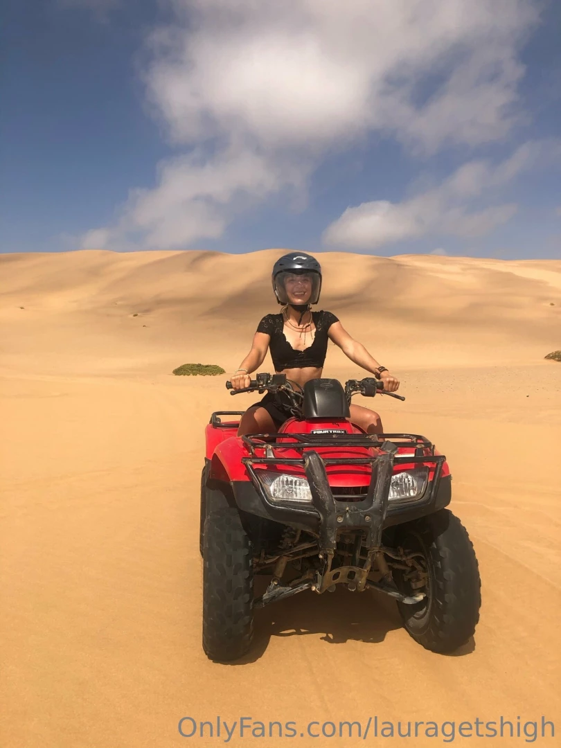 Adventures are better when the road is made of sand 