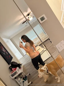 Woke up feelin cheeky literally my pup s wandering but i know where