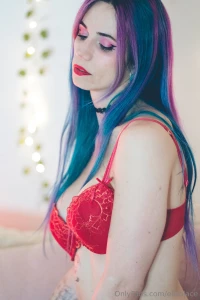 Part one of a little something hope you like red lingerie as much as i part 12