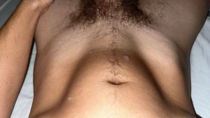 Lick this 3rd load of the day off my stomach