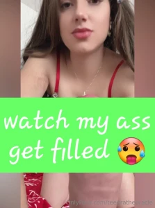 You like my ass watch it get filled