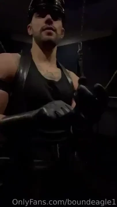 Smoking and verbal in full leather 