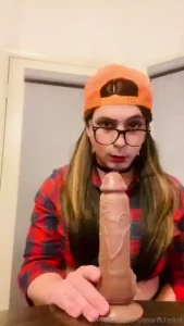 Playing with my bbc dildo