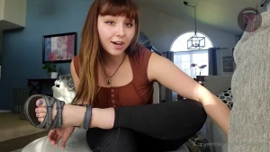 Girl next door domination stinky foot stool video